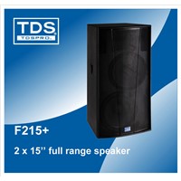 Dual 15inch Outdoor Loudspeaker Martin Style Pa Sound System Speaker (F215+)