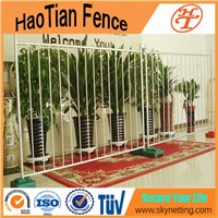 Hot dipped galvanized or power coating removable pedestrian traffic safety guard metal barricade