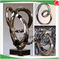 stainles steel art sculptures for outdoor decoration