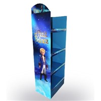 Free Standing Floor Display for Toy Display Case, Cardboard Booth Display Stands