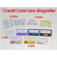 Namecard size magnifier