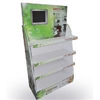Paper Material High Quality Cardboard TV Displays, Cardboard Display Rack