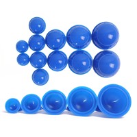 Silicone cupping cup