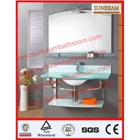 glass sink/glass wash basin/bathroom sink/bathroom basin/glass vanity/glass furniture