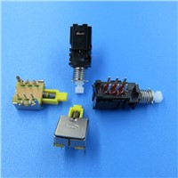 2P2T PCB Momentary Latching Through Hole Push Button Switch