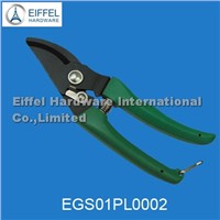 Garden pruner- PP handle + iron with electrophoretic processing (black color )EGS01PL0002