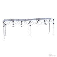 Outdoor party folding alum table