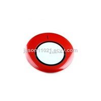Red Newest Fashion Qi Wireless Charger Transmitter