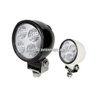 Bright Round 12 W LED Work Lamps Aluminum Flood Work Light 1080LM