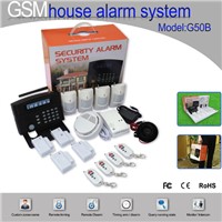 Smart Home Multi-Function LCD GSM Alarm System (G50B)