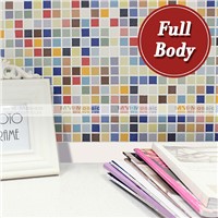 15x15mm mini square rainbow full body wholesale mosaic supplier