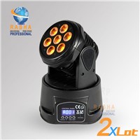 7PCS*12W 4IN1 RGBW MINI LED Moving Head Light,Wash Light,American DJ Light