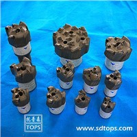 PDC non-coring bit, Pillar type