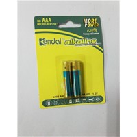 hot sale LR03/AAA alkaline battery 2pcs/blister card