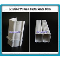 Other Plastic Rain Gutter K-type PVC Gutter And Downpipe For Roof System