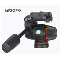 TRIOPO HY-250 Tripod Head Hydraulic Damping Video Head Tripod 1/4&amp;quot; 3/8&amp;quot; Head