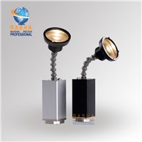 New Arrival 10W Zoom Warmwhite Battery Powered LED Pinspot Light with Magnetic, LED Flashlight with IR Remote Control