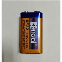 6F22 9V carbon battery with factory price