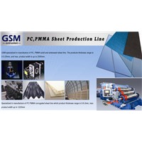 PC PMMA sheet production line