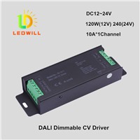 DALI Constant Voltage Driver for LED Strips DALI 10A*1CH Dimmable Driver LED Dimmer