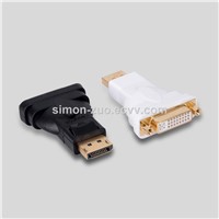 Factory Supply Display Port Male to DVI Female Adapter with IC Solution