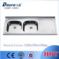 Stainless Steel double bowl Kitchen Sink