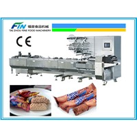 High Speed Automatic Pillow Packing Machine for cereal bar and chocolate enrobing product