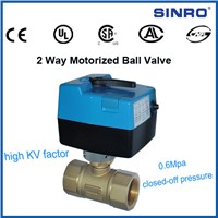 2 way motorized ball valve