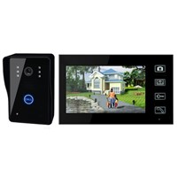 7inch Wireless Door Phone Doorbell Intercom With Touch Key Camera