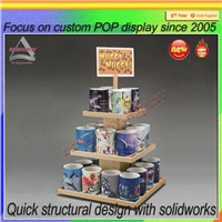 China factory Direct Supply Coffee Mug Cup Wooden Display Rack