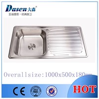 DS10050 Kitchen overmount sink,Stainless steel heat wash basin