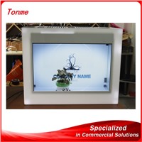 transparent LCD display box for advertising, transparent showcase for  display.epaper display