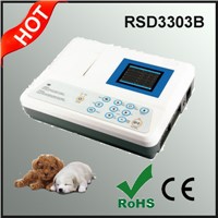3 Channels ECG Machine for Dogs, Cats, Horses, Chickens Veterinary