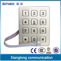 3x4 12 keys single door access control keypad|digital keypad safe lock