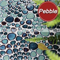 Irregular ceramic pebble mosaic tile professional mosaic supplies MM-Mosaic