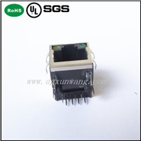 ROHS/UL Modular Jack With LED RJ45 Connector With Transformer