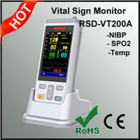 Smallest Handheld SPO2/TEMP/NIBP Patient Vital Sign Monitor