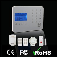Touch keypad Home GSM Alarm System with LCD Display
