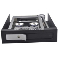 Unestech Single Bay 2.5In Anti-Vibration proof SATA aluminum case internal HDD caddy