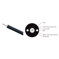 8 core unitube non-metallic non-armored optical fiber cable