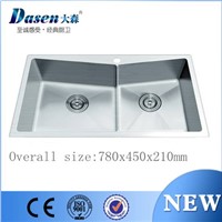 DS7845H cheap copper kitchen sinks
