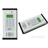 Audio Door Phone Shell With digital button