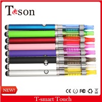 colorful single/double kit slim touch smart e cigarette vape pens