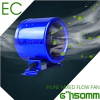 30W 6 Inch 220V EC motor Hydroponic inline duct fan