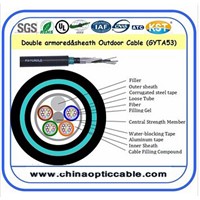 Double sheathed and Double armored cable(GYTA53)
