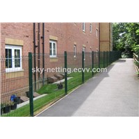 Security Powder Coated Curved Welded Mesh Fence