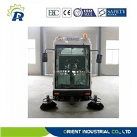 discharging sweeping car