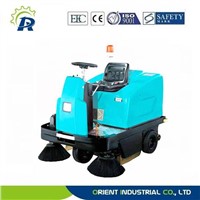 small ride-on sweeper