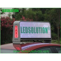 Two -sided taxi top LED display screen