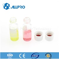 8mm Clear Screw Top Vials with Writing Patch